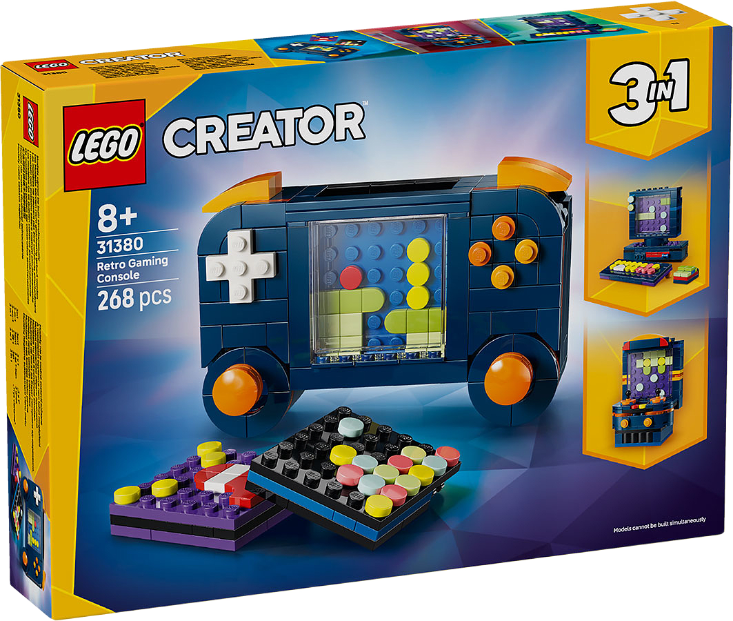 Creator 3-i-1 Spelkonsol i retrostil Byggleksak 31380, från LEGO, i färgen Multi.