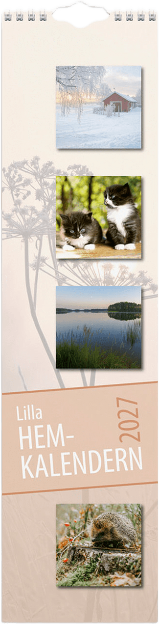 Väggkalender 2027 Lilla Hemkalendern, från Burde, i färgen Flerfärgad.