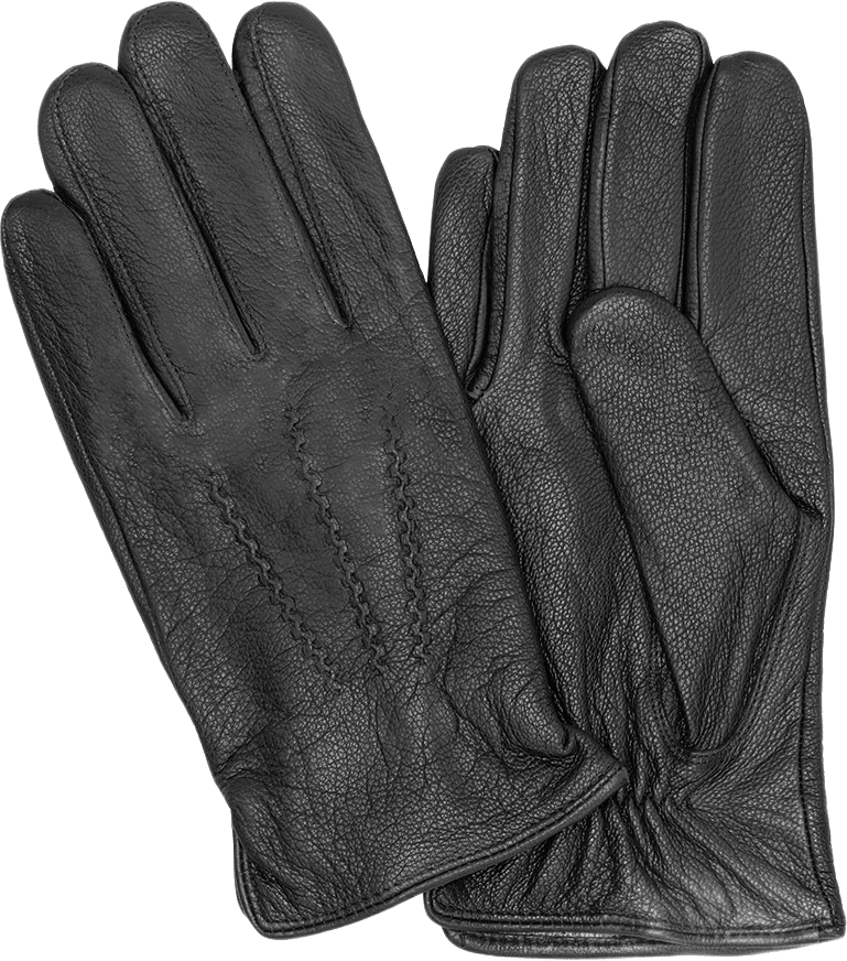 Handskar av getnappa, från HK Handskompaniet, i färgen Black.