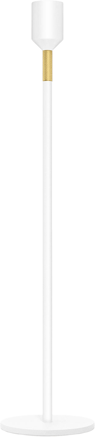 Ljusstake 34 cm, från Solstickan Design, i färgen Vit.