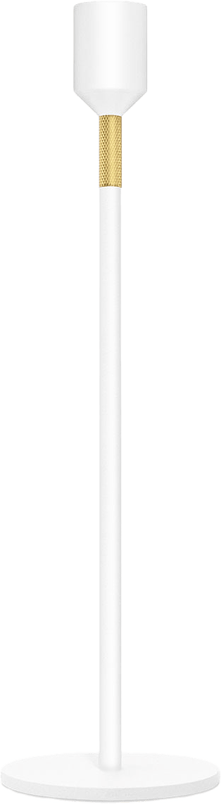 Ljusstake 27 cm, från Solstickan Design, i färgen Vit.