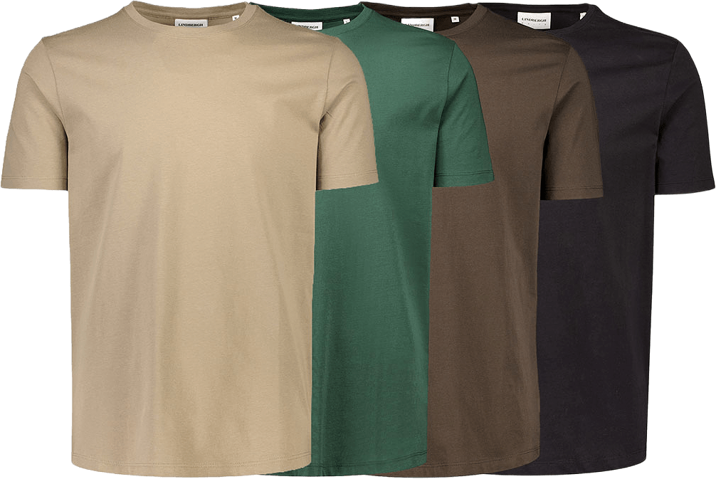 4Pk Basic Tee, från Lindbergh, i färgen Multi 127.