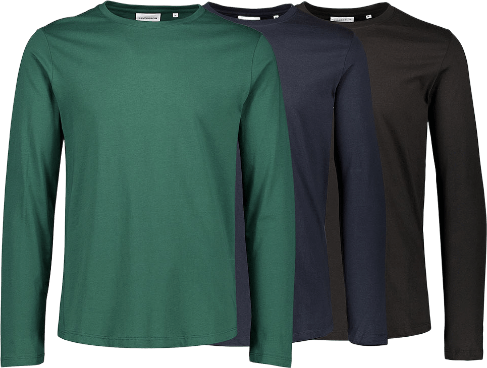3PK basic T-shirt, från Lindbergh, i färgen Na-gs-bl.