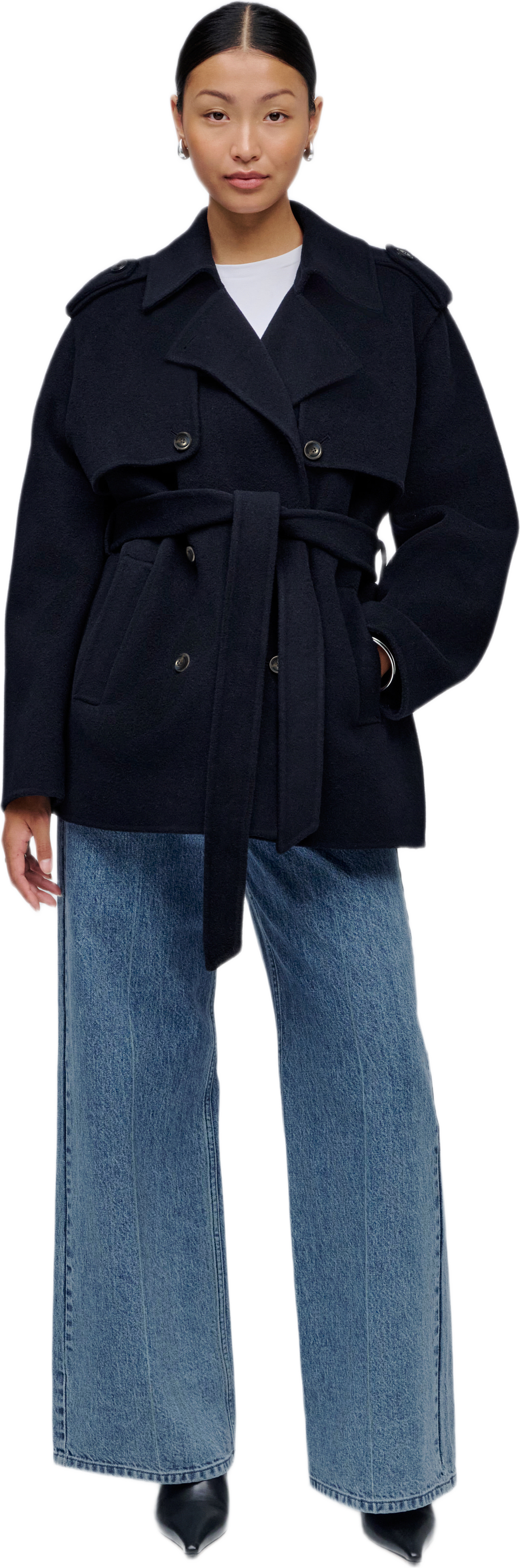 IOJuneMarie Coat, från Ivy Oak, i färgen Dark Navy.