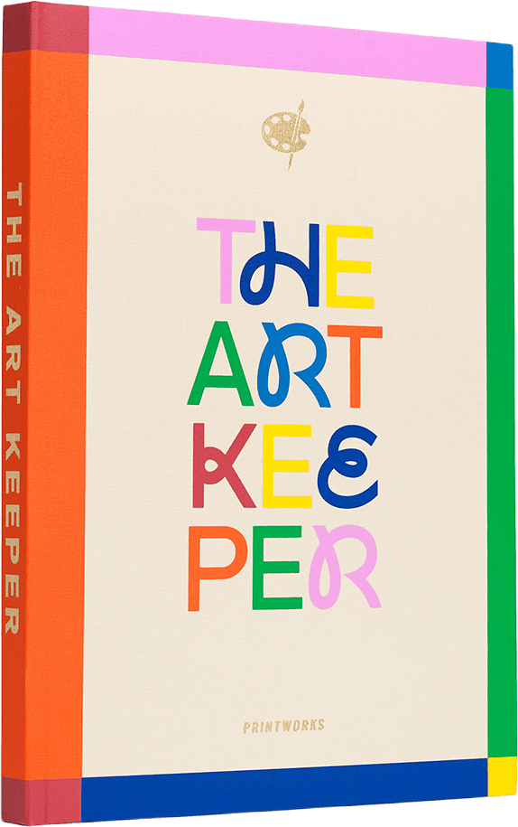 Rambok - The Art Keeper, från Printworks, i färgen Beige Multi.