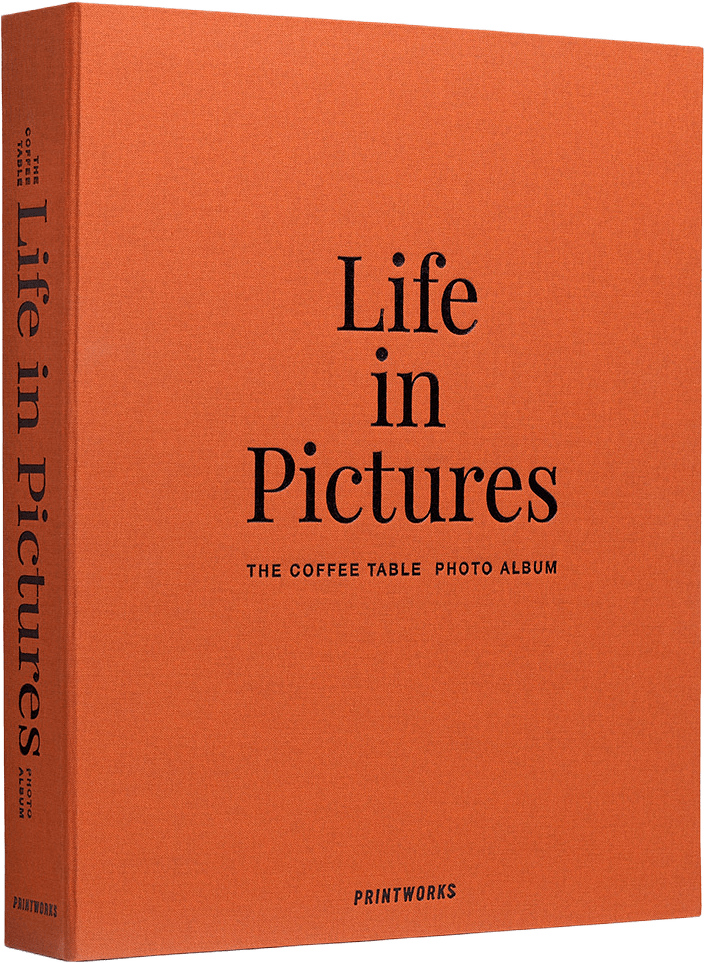 Fotoalbum - Life In Pictures Orange, från Printworks, i färgen Orange.
