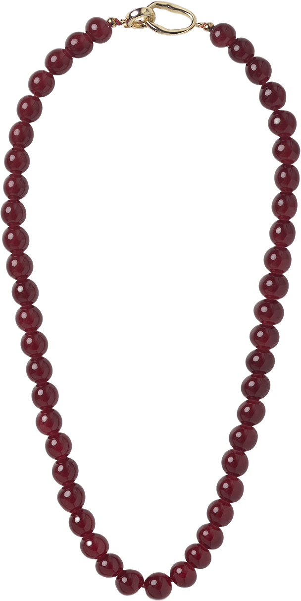 Necklace, från ENAMEL Copenhagen, i färgen Valora - Bordeaux.