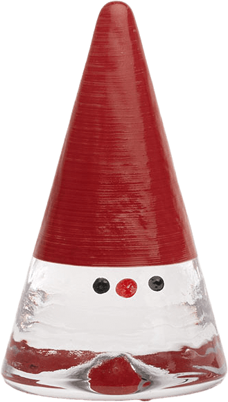 Noel Tomte röd 115mm, från Kosta Boda, i färgen Red.