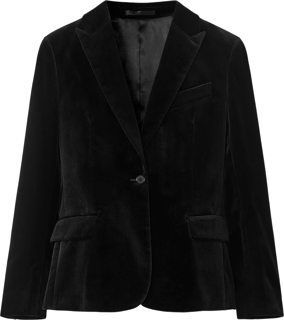 Sasha Velvet Blazer, från Filippa K, i färgen Black.