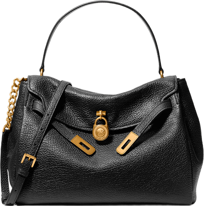 HAMILTON MODERNE LG FLAP TH SATCHEL, från Michael Kors, i färgen Black.
