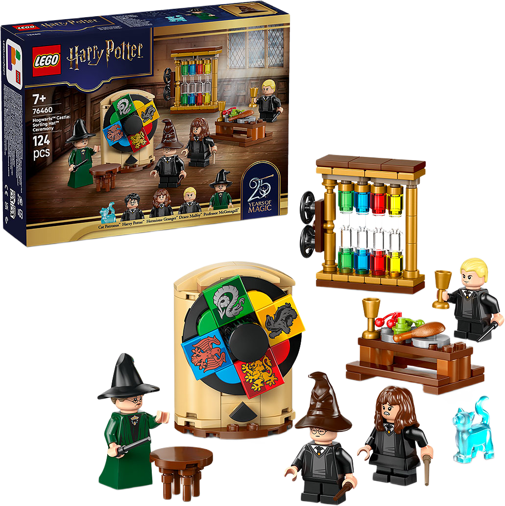 Harry Potter™ Hogwarts™-slottet: Sorteringshatten™-ceremonin 76460, från LEGO, i färgen Multi.