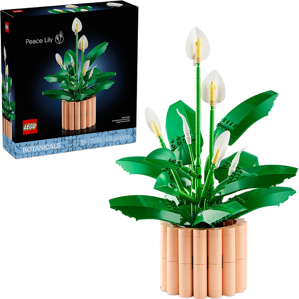 Botanicals Fredslilja 11504, från LEGO, i färgen Multi.