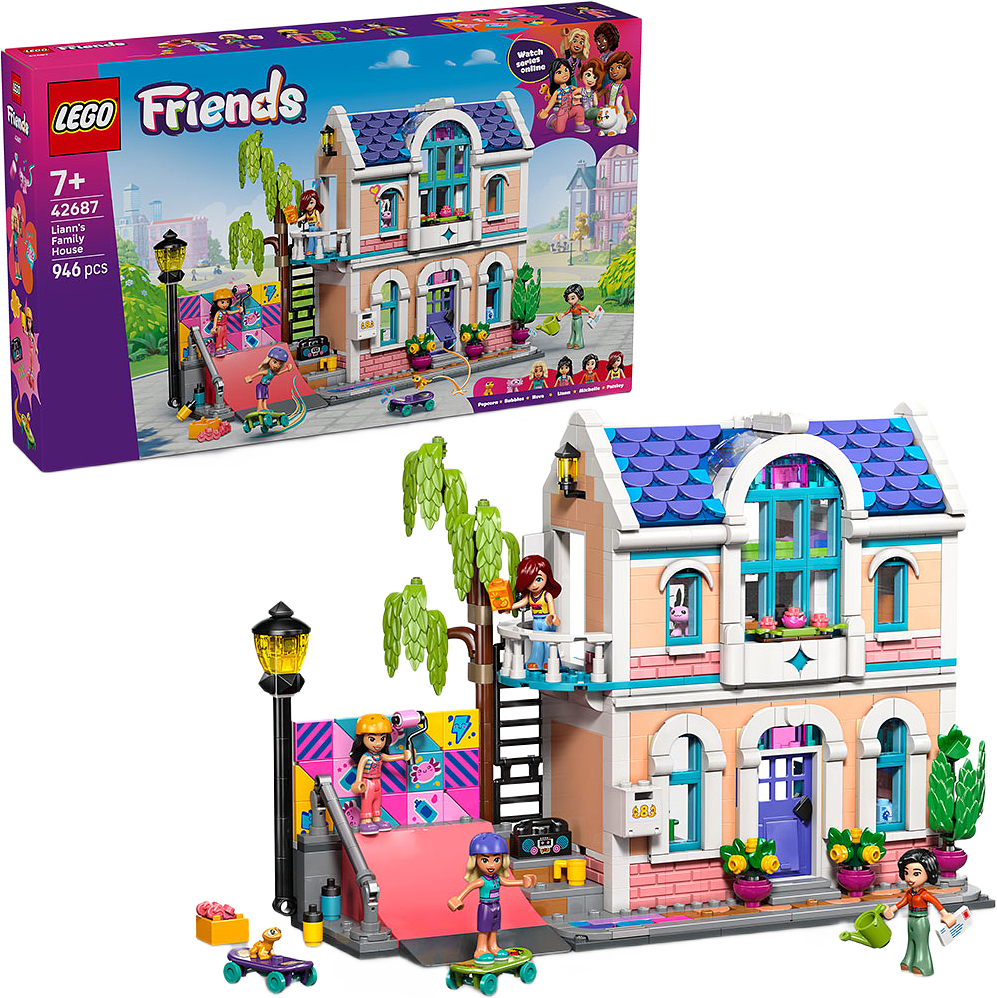 Friends Lianns familjehus 42687, från LEGO, i färgen Multi.