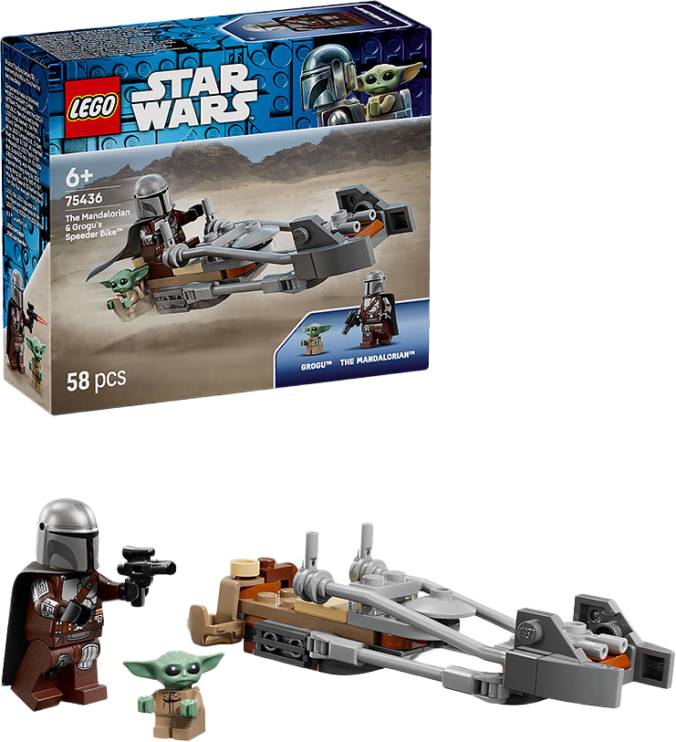 Star Wars™ Mandalorianen & Grogu – Speeder Bike™ 75436, från LEGO, i färgen Multi.