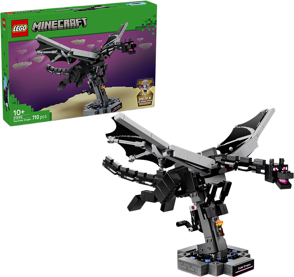 Enderdraken – videospelsdekoration 21595, från LEGO, i färgen Multi.