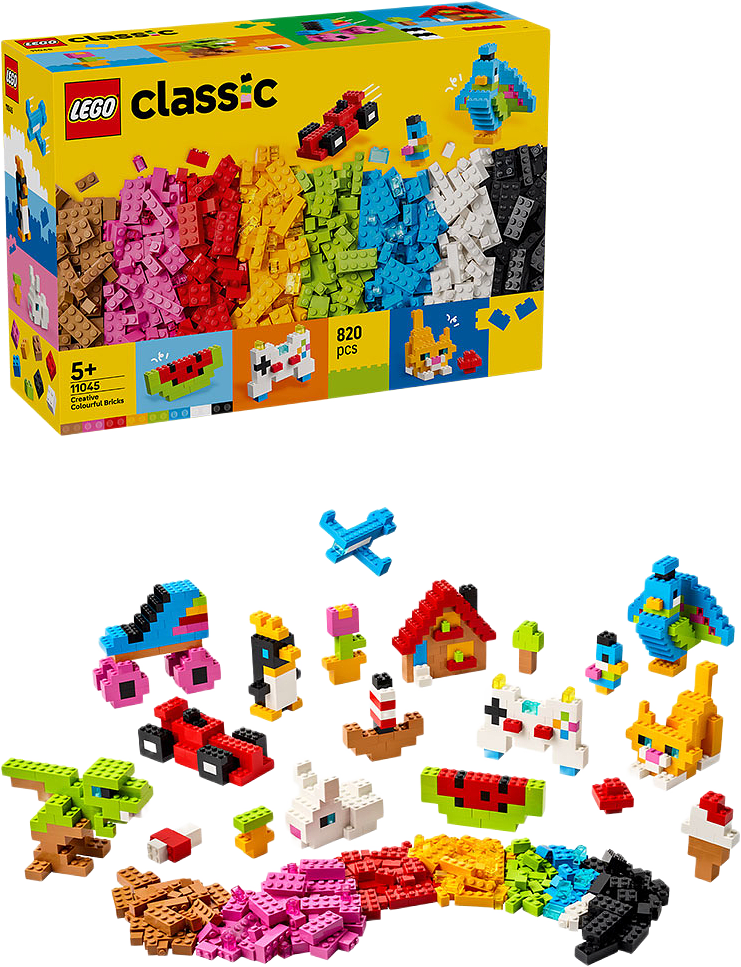 Classic Kreativa färgglada klossar 11045, från LEGO, i färgen Multi.