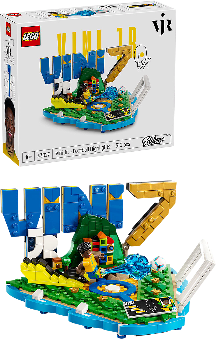 Editions Vini Jr. – Fotbollshöjdpunkter 43027, från LEGO, i färgen Multi.