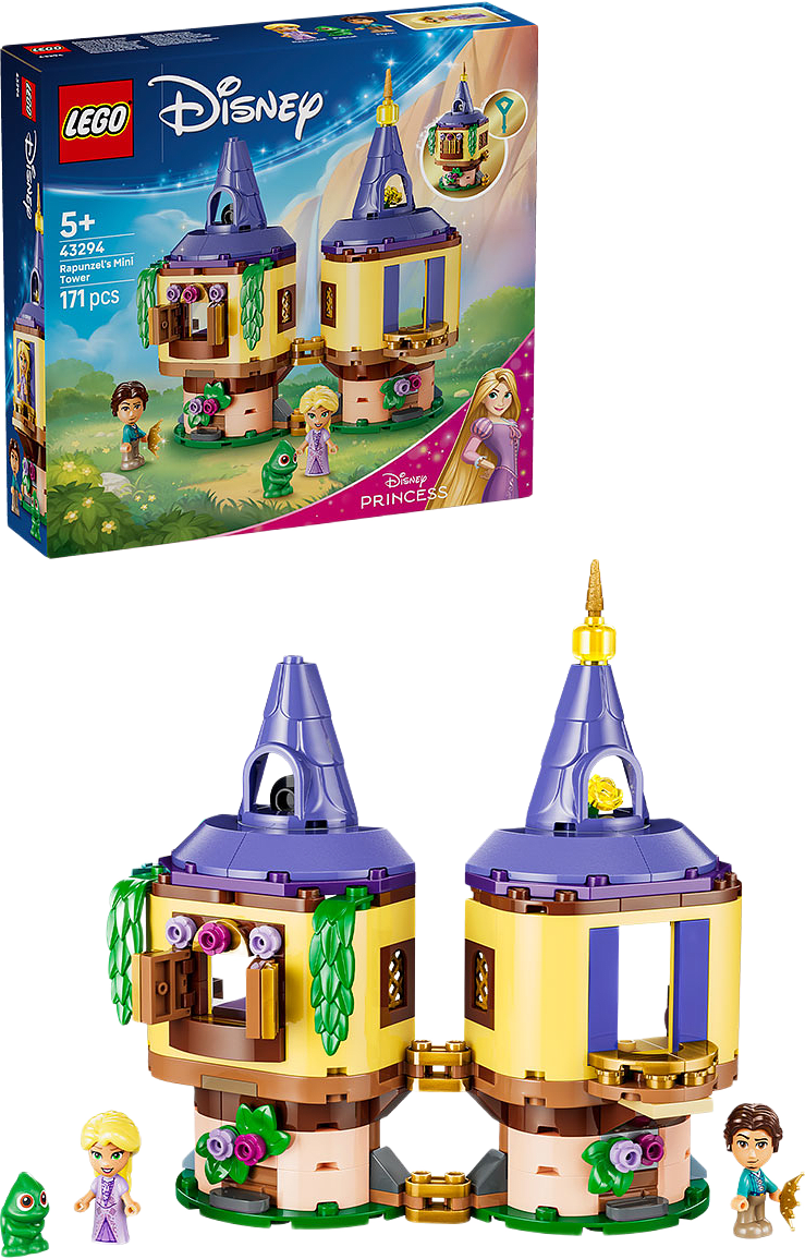 Disney Princess Rapunzels minitorn 43294, från LEGO, i färgen Multi.