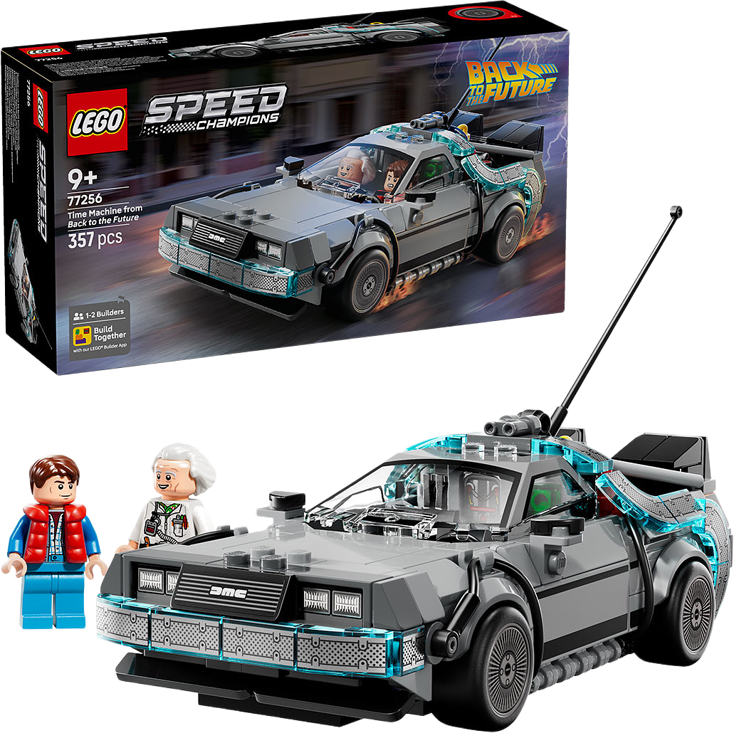 Speed Champions Tidsmaskinen från Tillbaka till framtiden 77256, från LEGO, i färgen Multi.