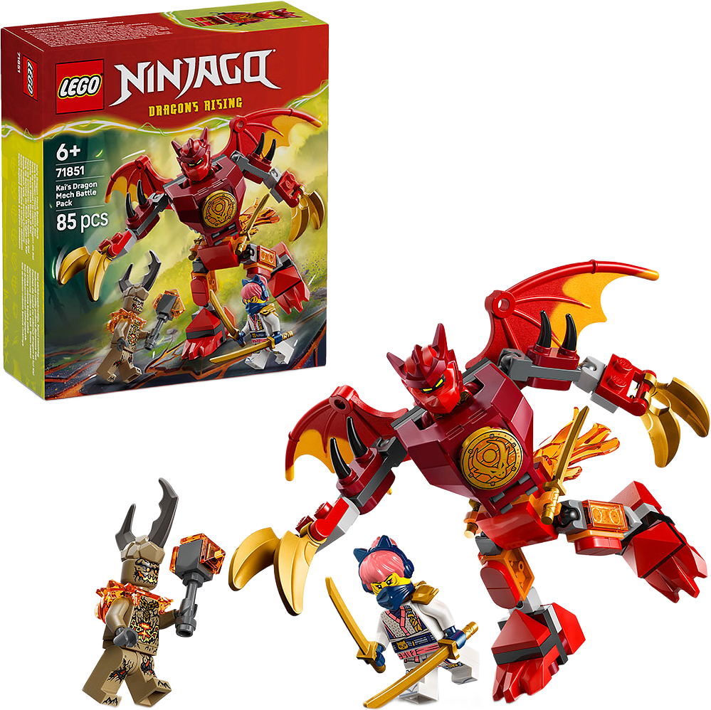 NINJAGO® Kais drakmech – stridsset 71851, från LEGO, i färgen Multi.