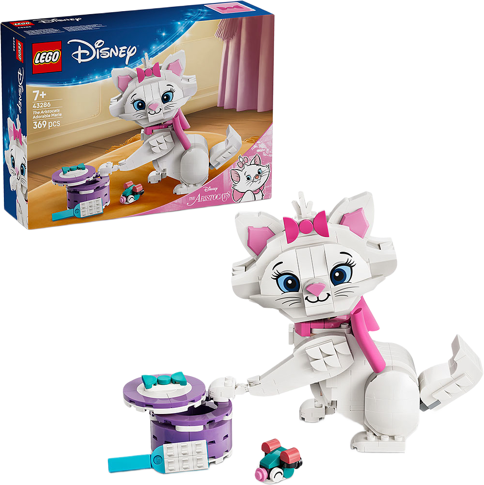 Disney Aristocats: Söta Marie 43286, från LEGO, i färgen Multi.