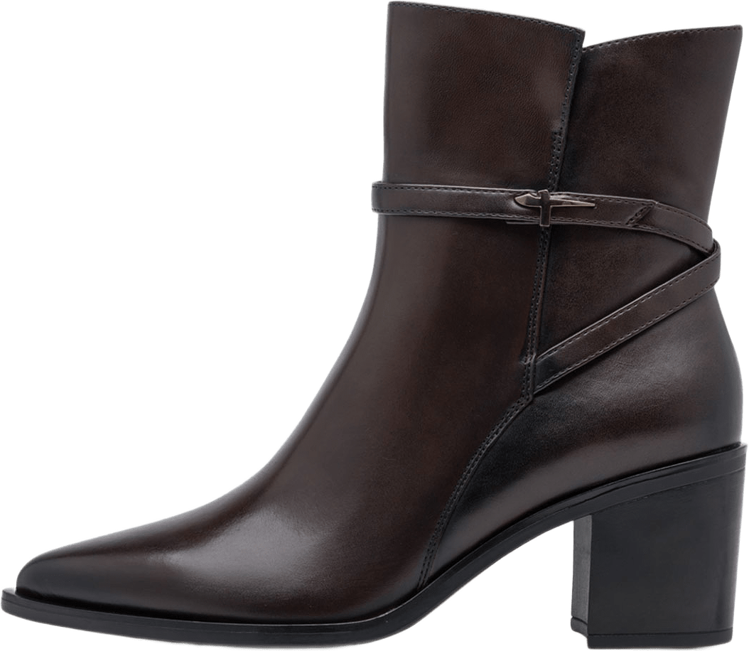 Boots, från Tamaris, i färgen Mahogany.