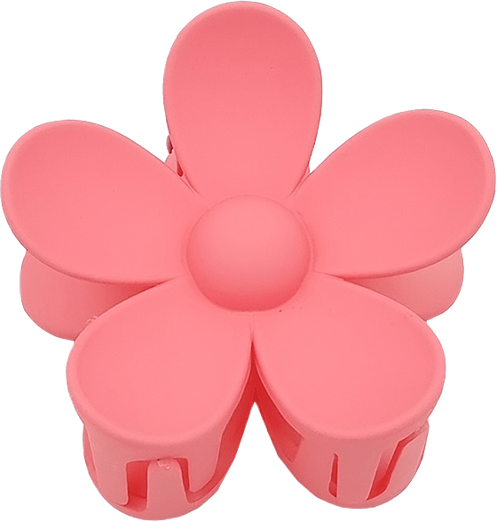 Blomformad Klämma, från Complement, i färgen pink.