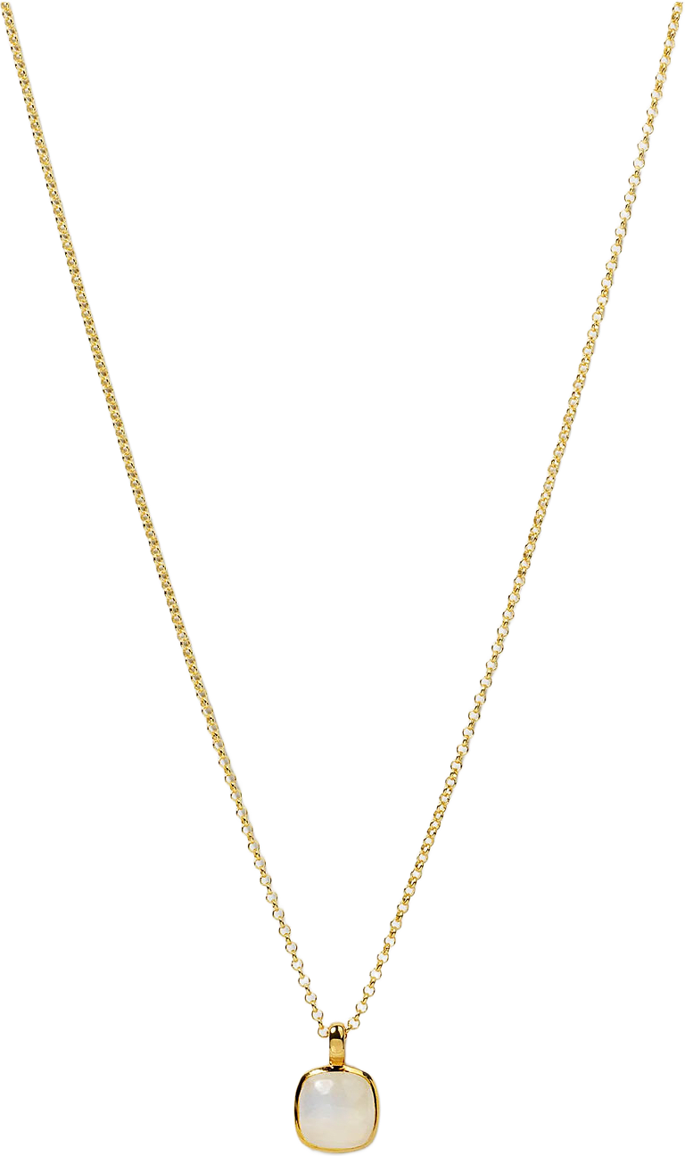 Lumera Necklace, från Syster P, i färgen Gold/Moonstone.