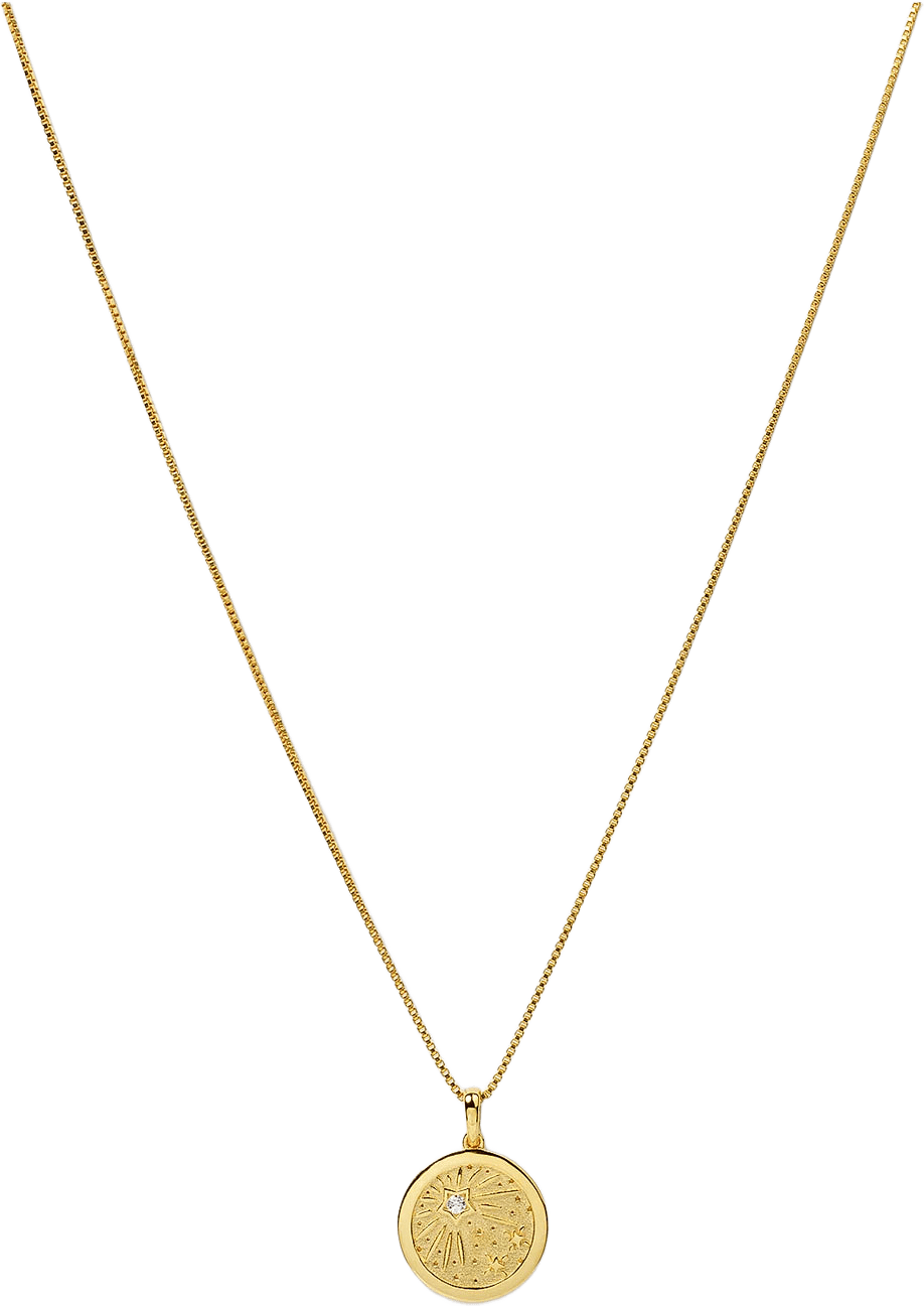 Lucky Coin Such A Star Necklace, från Syster P, i färgen Gold.