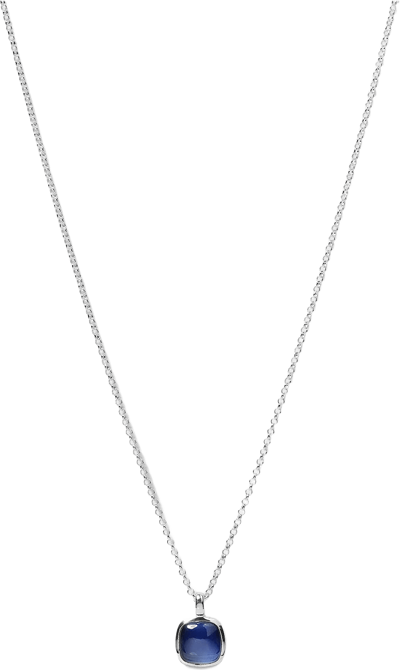 Lumera Necklace, från Syster P, i färgen Silver/Sapphire.