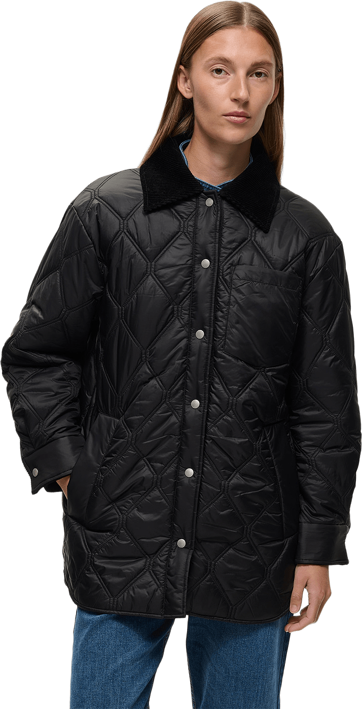 Houstoniw Shirt Jacket, från Inwear, i färgen Black.