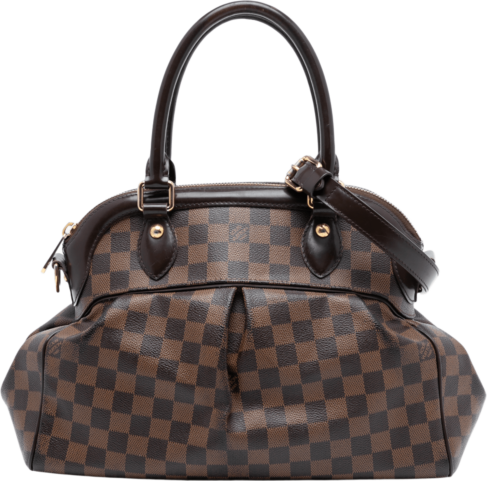 Louis Vuitton Damier Ebene Trevi Pm, från Luxclusif, i färgen brown.