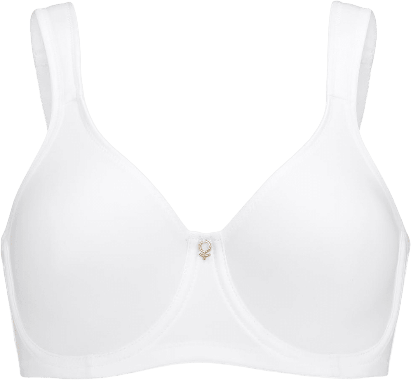 Clean Curves Formpressad Bygel-bh, från Swegmark, i färgen white.