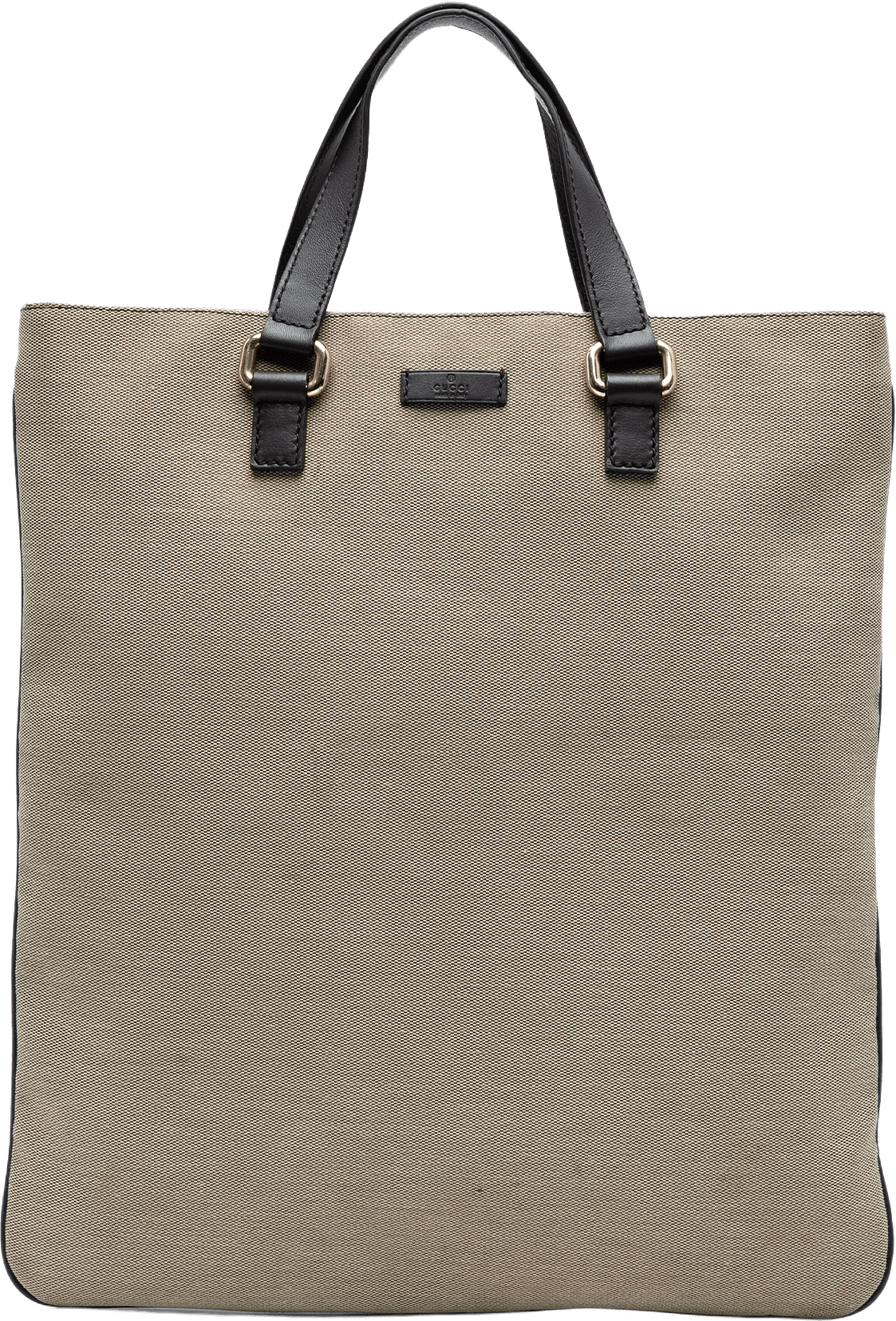 Gucci Canvas Tote, från Luxclusif, i färgen beige.