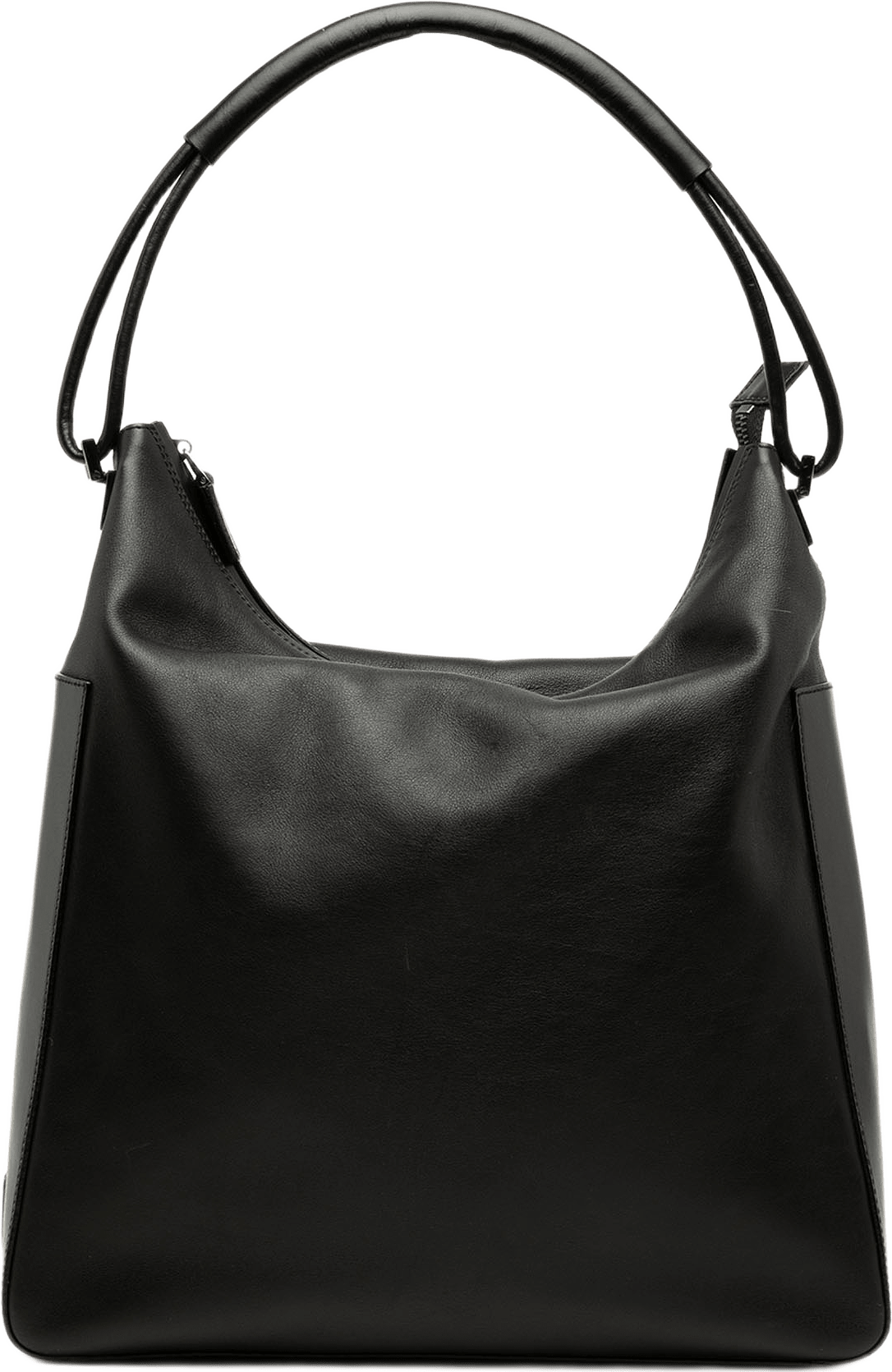Gucci Leather Shoulder Bag, från Luxclusif, i färgen black.