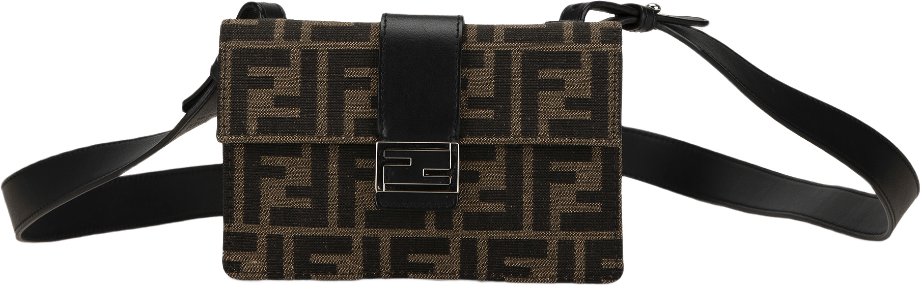 Fendi Zucca Canvas Convertible Belt Bag
