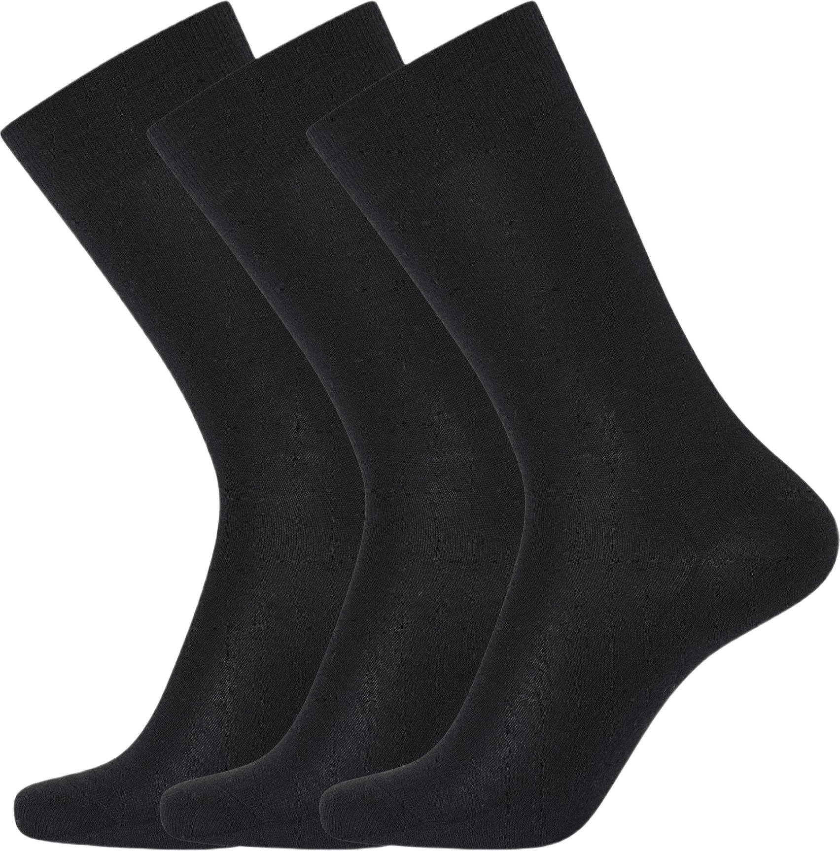 Ekologisk Ull, Strumpor, 3-pack, Navy, från Dovre, i färgen black.