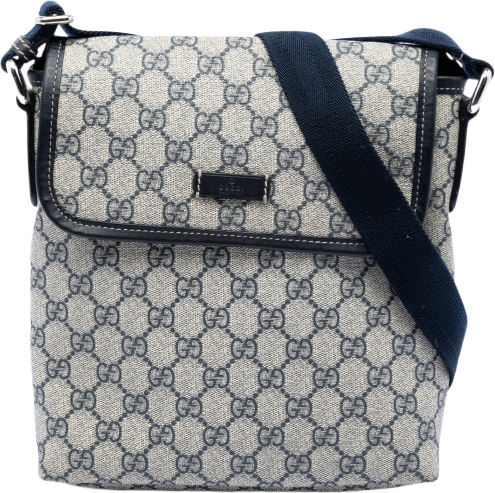 Gucci Gg Supreme Crossbody, från Luxclusif, i färgen beige.