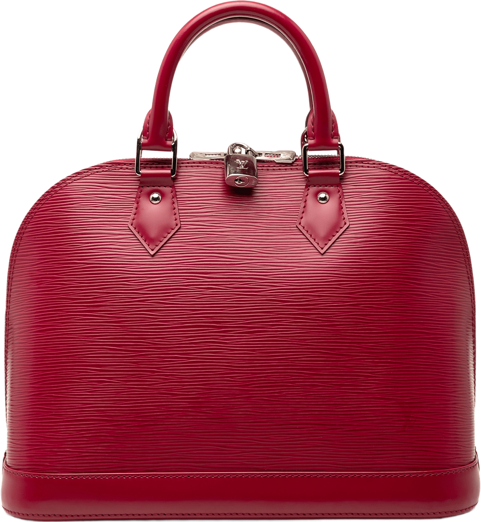 Louis Vuitton Epi Alma Pm, från Luxclusif, i färgen red.