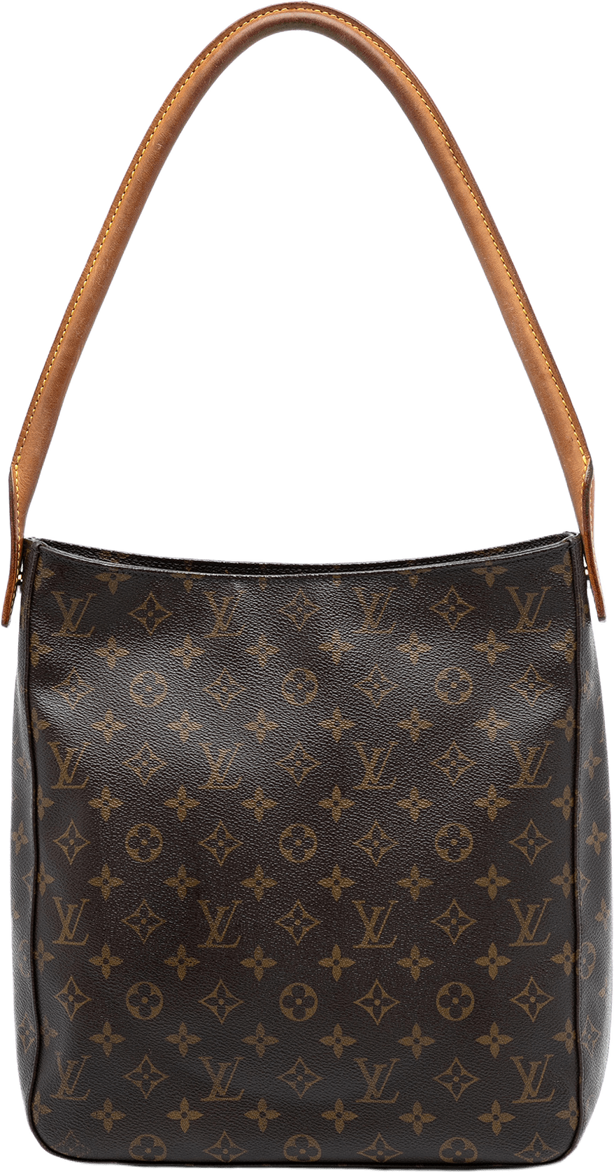 Louis Vuitton Monogram Looping Gm, från Luxclusif, i färgen brown.