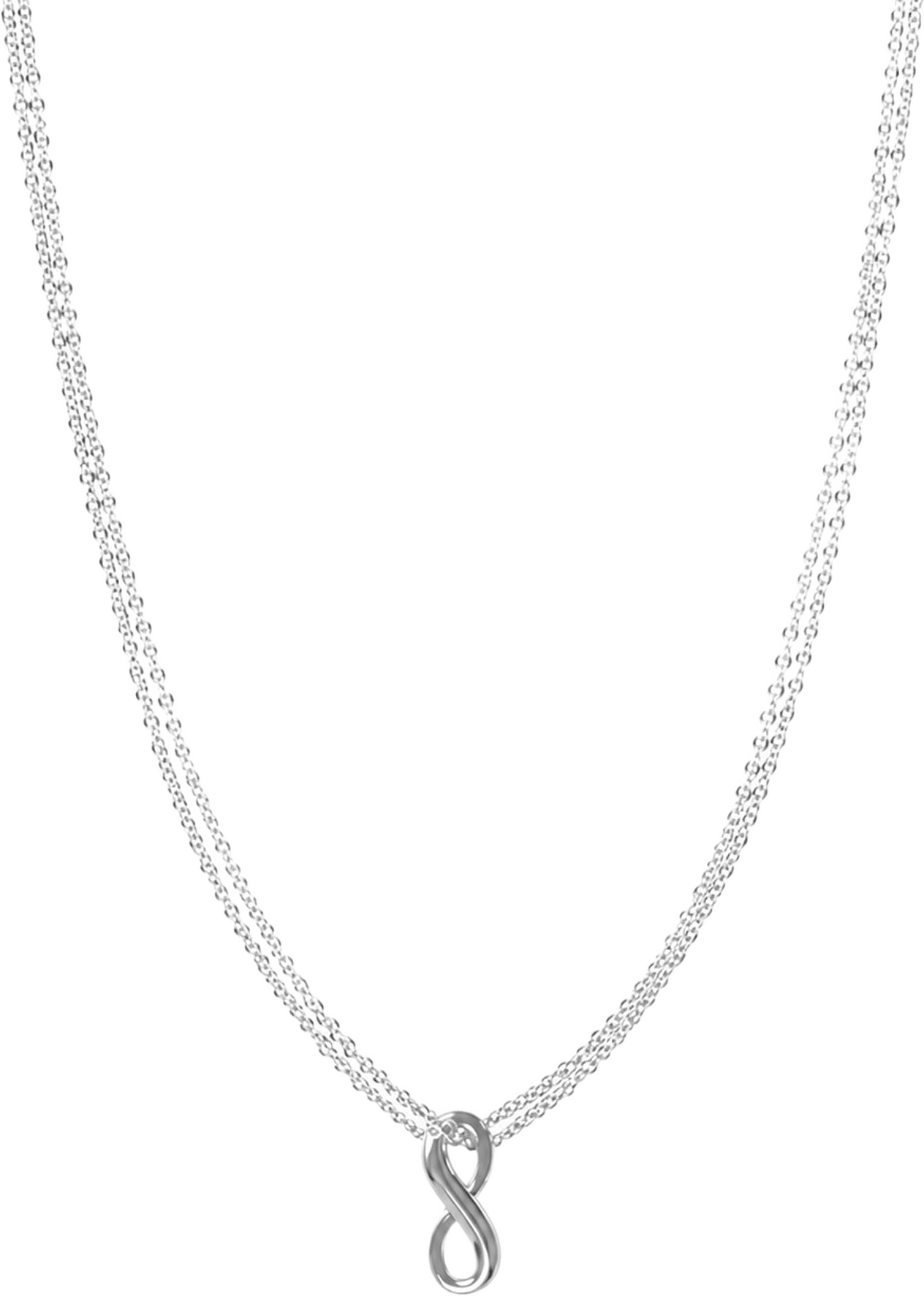 Everly Double Pendant Neck 40-45, från SNÖ of Sweden, i färgen plain s.