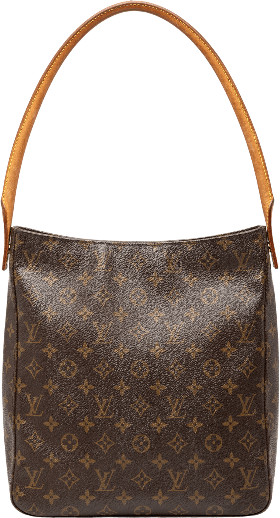 Louis Vuitton Monogram Looping Gm, från Luxclusif, i färgen brown.