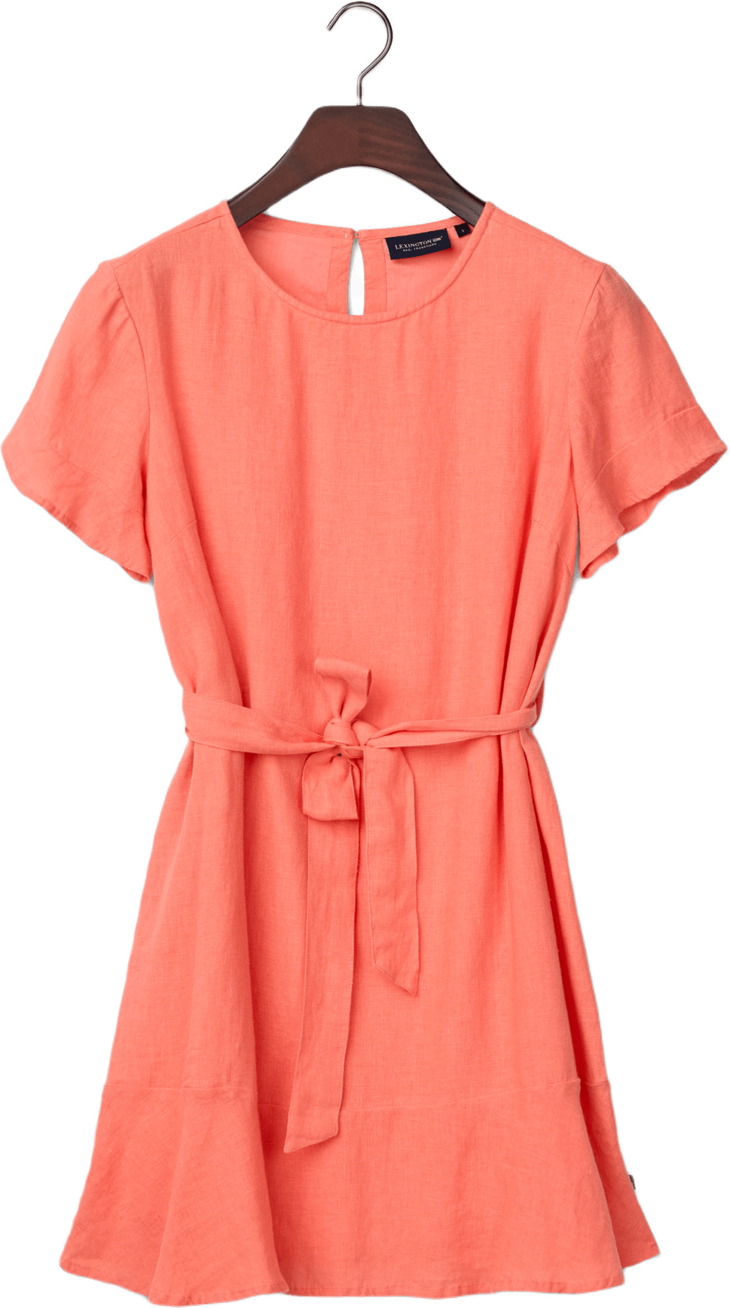 Belted Linen Dress