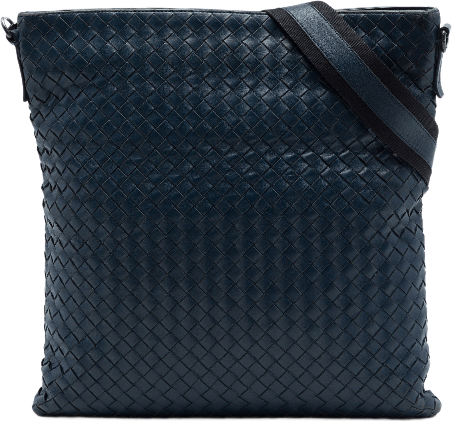 Bottega Veneta Nappa Intrecciato Vn Crossbody, från Luxclusif, i färgen blå.