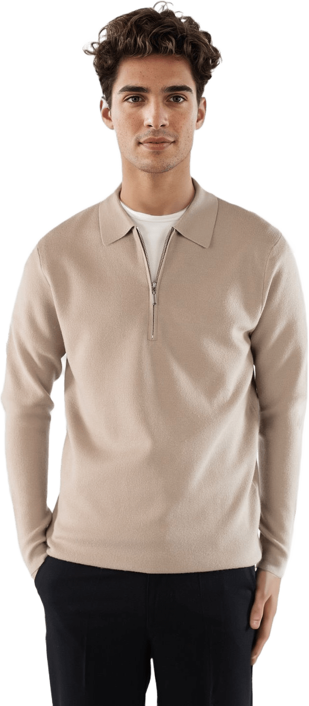Caleb Knitted Half Zip Sweater