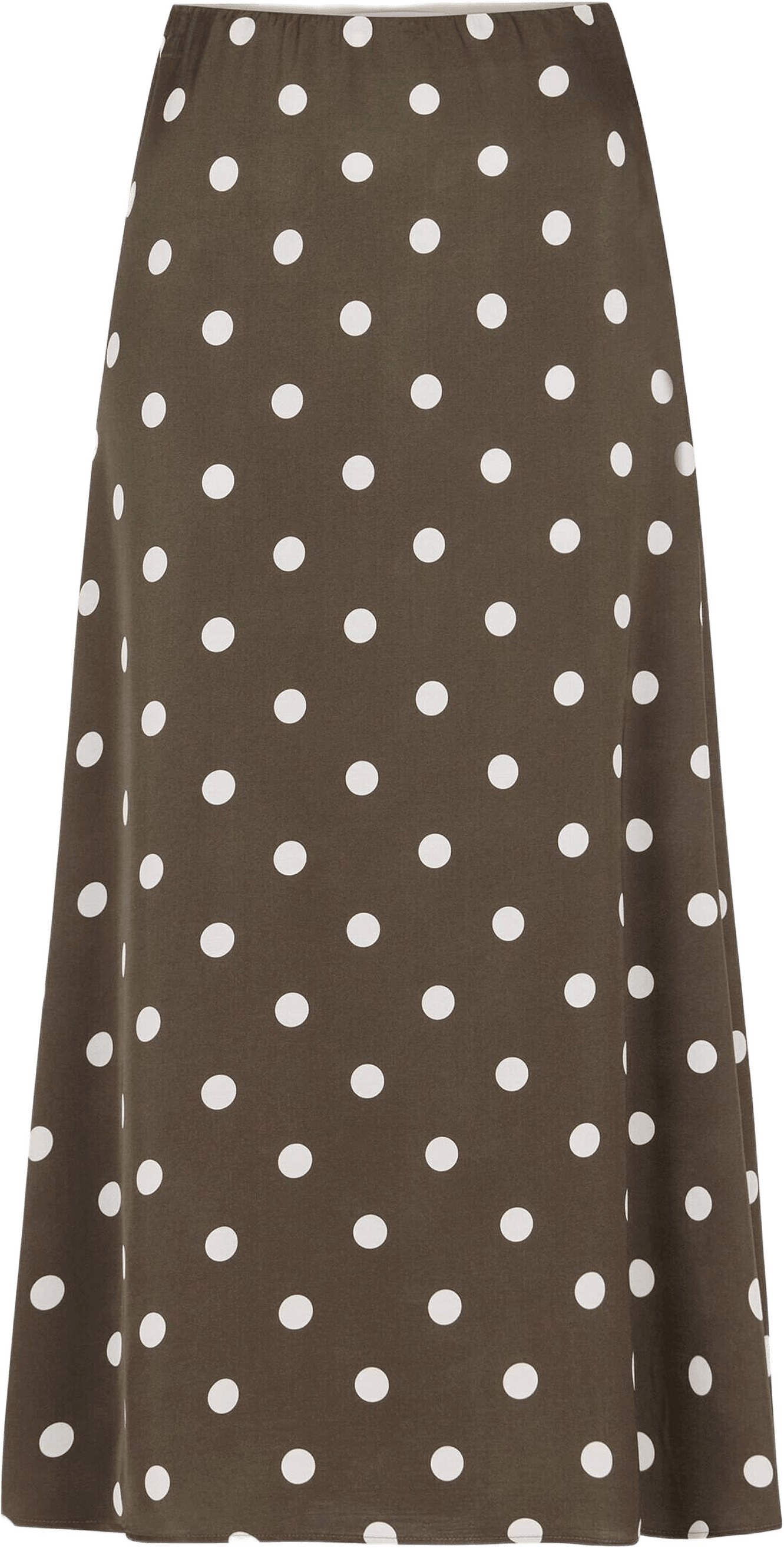 Novalie Dot Slip Skirt, från Newhouse, i färgen brun.