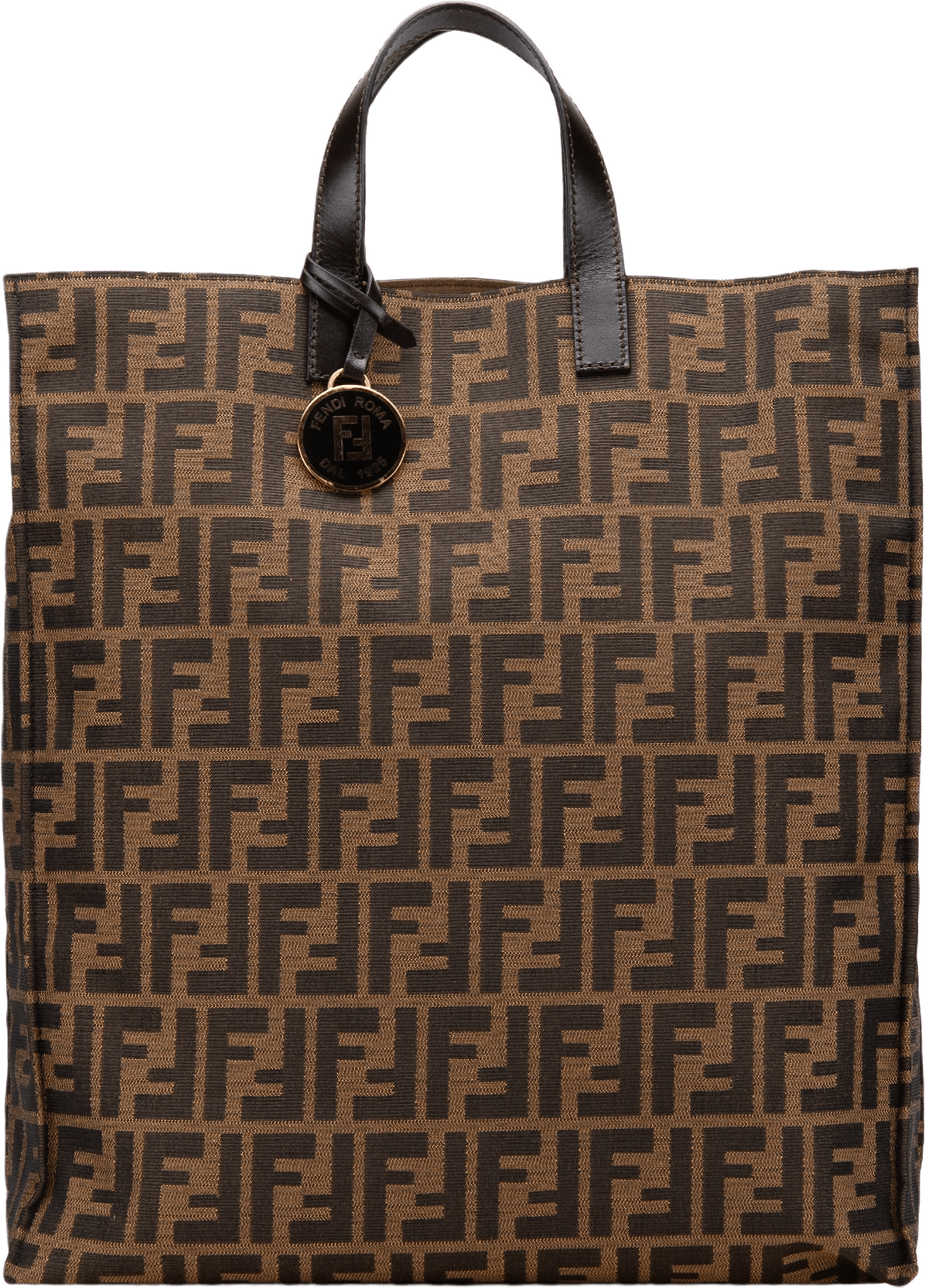 Fendi Zucca Canvas Shopping Tote