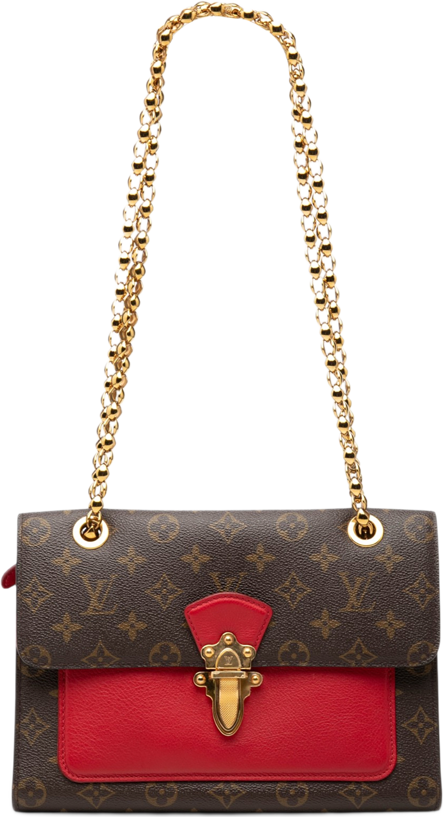 Louis Vuitton Monogram Victoire, från Luxclusif, i färgen brun.