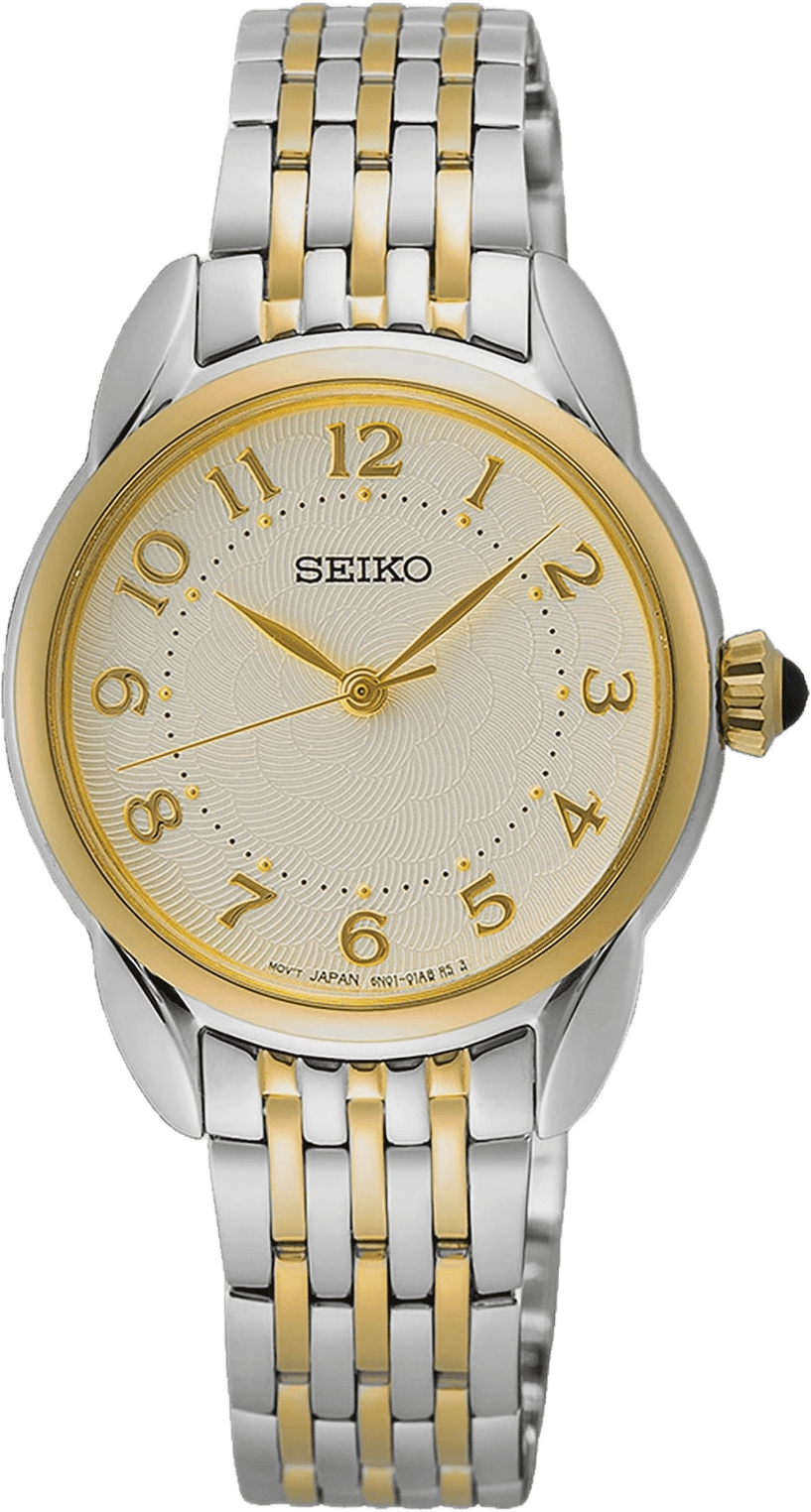 Seiko Classic Guld/bicolor, Stållänk - Sur562p1, från Seiko, i färgen 1.