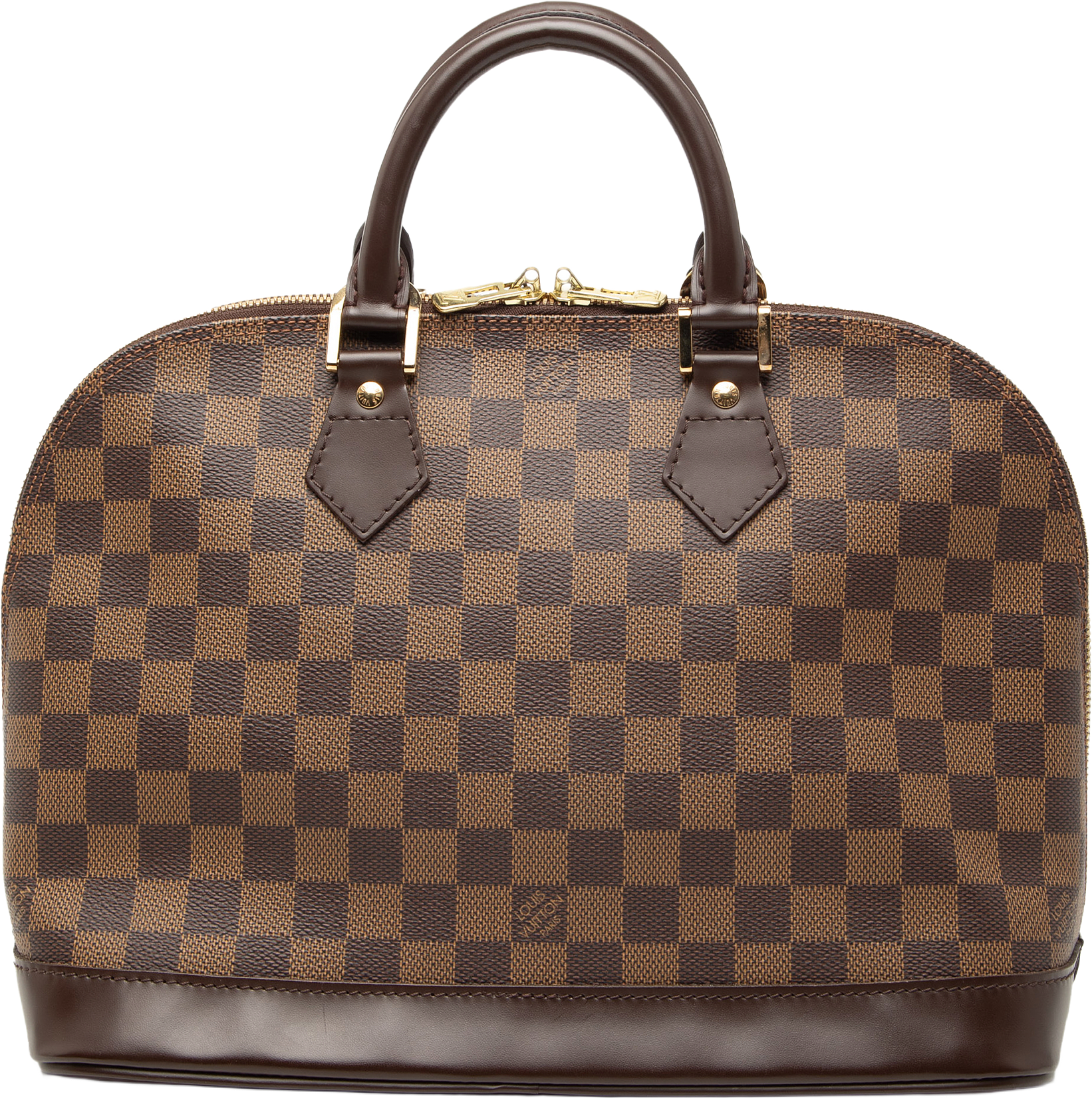 Louis Vuitton Damier Ebene Alma Pm, från Luxclusif, i färgen brown.